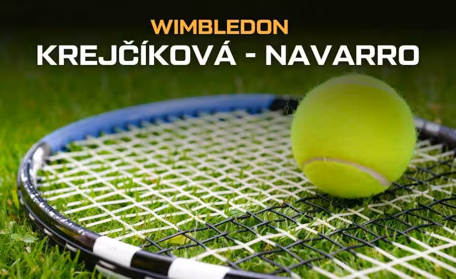 Krejčíková - Navarro |5.7.| Livestream z 3. kola Wimbledonu zdarma, bilance, kurzy 1 Krejčíková - Navarro