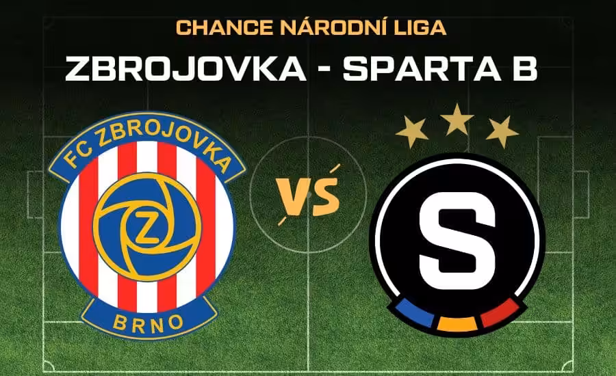 Zbrojovka Brno - Sparta Praha B |25.7.| livestream zdarma, online, živě v TV, sestavy, kurzy 1 Zbrojovka Brno - Sparta Praha B