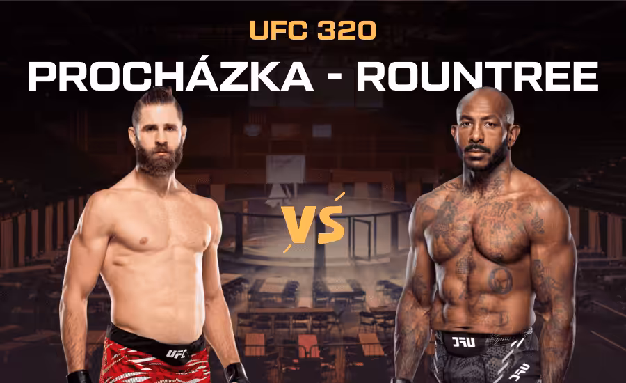 Jiří Procházka vs Rountree na UFC 320 – Procházka po tvrdém KO vítězí a míří za titulem 1 Prochazka vs. Rountree na UFC 320