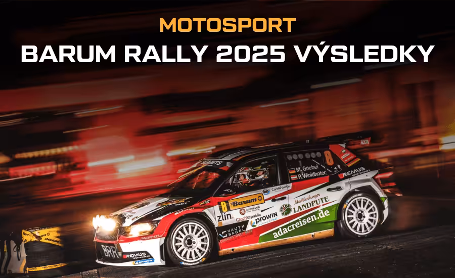 Barum Rally 2025 výsledky |neděle 17.8.| Vítěz závodu, program závěrečného dne 1 Barum rally 2025 vysledky - program neděle 17.8., vítěz a další