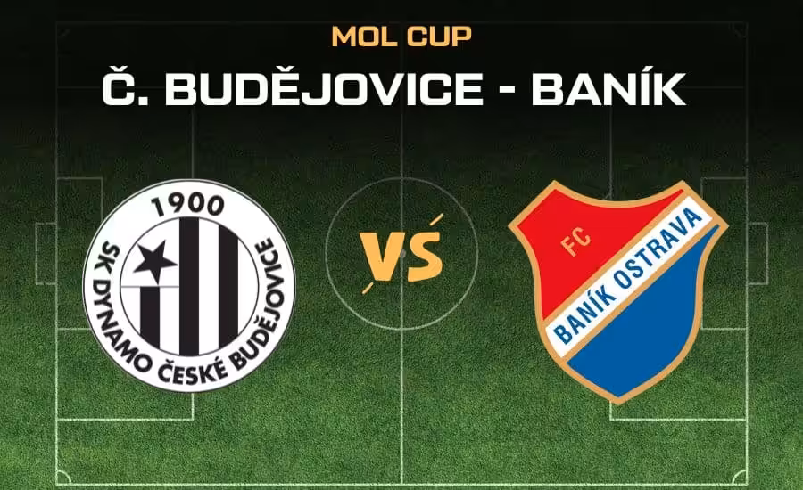 České Budějovice - Baník Ostrava |24.9.| MOL Cup zápas živě a online zdarma, sestavy, kurzy 1 České Budějovice - Baník Ostrava MOL Cup