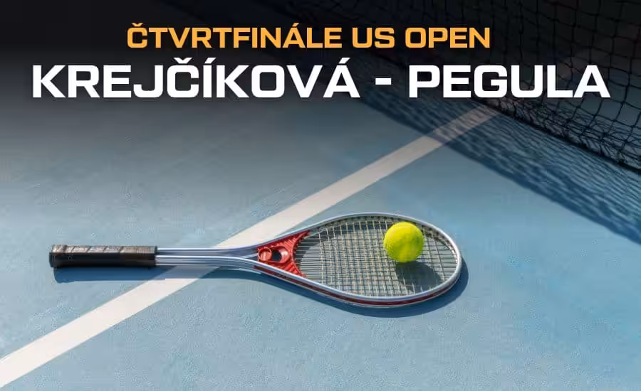 Krejčíková - Pegula live |2.9.| čtvrtfinále US Open live stream zdarma, bilance, kurzy 1 Krejčíková - Pegula