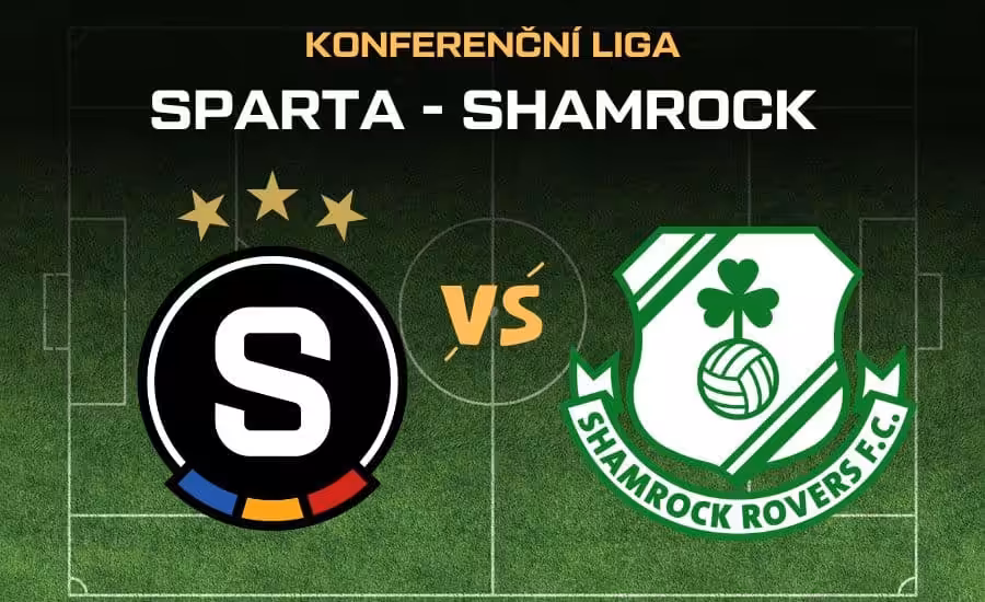 Sparta - Shamrock Rovers živě |2.10.| Kde sledovat 1. kolo Konferenční ligy, TV přenos, online, kurzy 1 Sparta - Shamrock Rovers