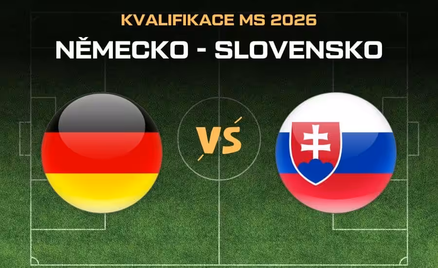 Německo - Slovensko |17.11.| kvalifikace MS 2026 – sestavy, live přenos, kurzy 1 Futbal Německo - Slovensko kvalifikace na MS 2026