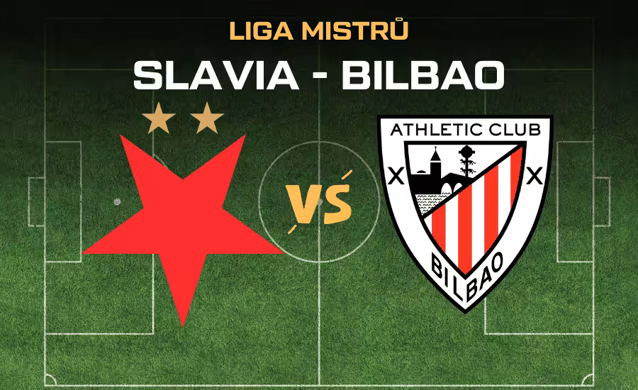 Slavia - Bilbao |25.11.| Liga mistrů dnes živě, audio vysílání, sestavy a kurzy 1 Slavia - Bilbao Liga mistrů