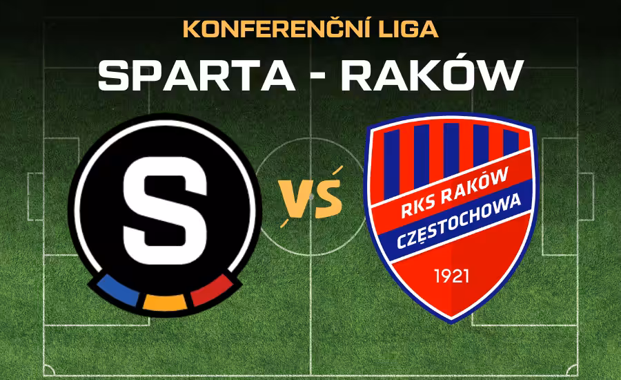 Sparta - Raków živě |6.11.| Konferenční liga live, TV přenos, audio zdarma a sestavy 1 Sparta - Rakow Konferenční liga