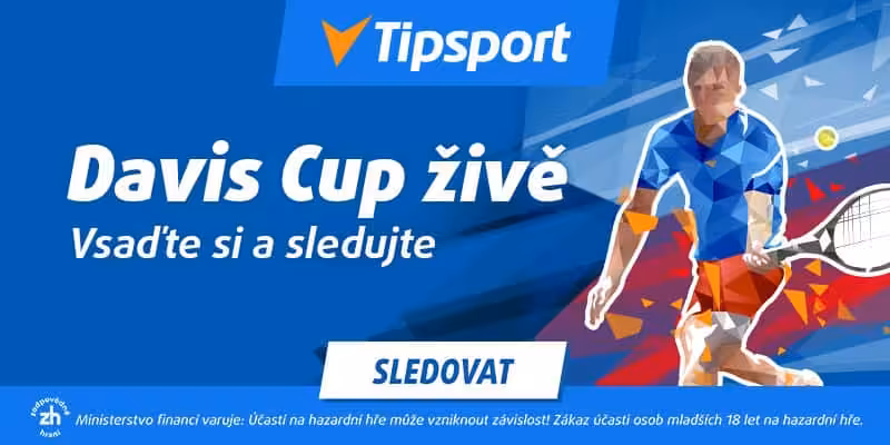Davis Cup 2026: program, výsledky, Česko, vstupenky, formát a kde sledovat 2 Tenis Davis Cup live stream na TV Tipsport