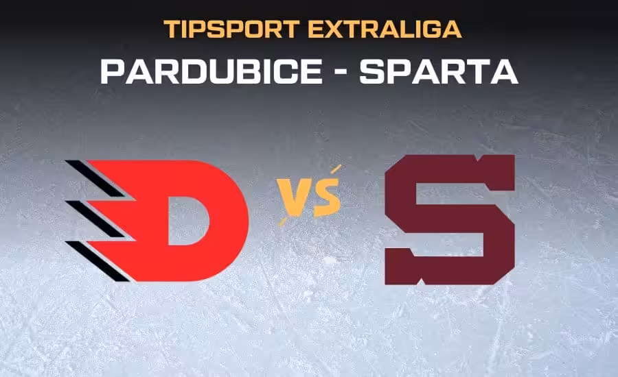 Tipsport extraliga: Pardubice v posledním kole porazily Spartu 2:1 po prodloužení 1 Dynamo Pardubice - Sparta