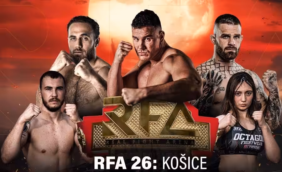 RFA 26 Košice - výsledky, program, fight card 1 RFA 26
