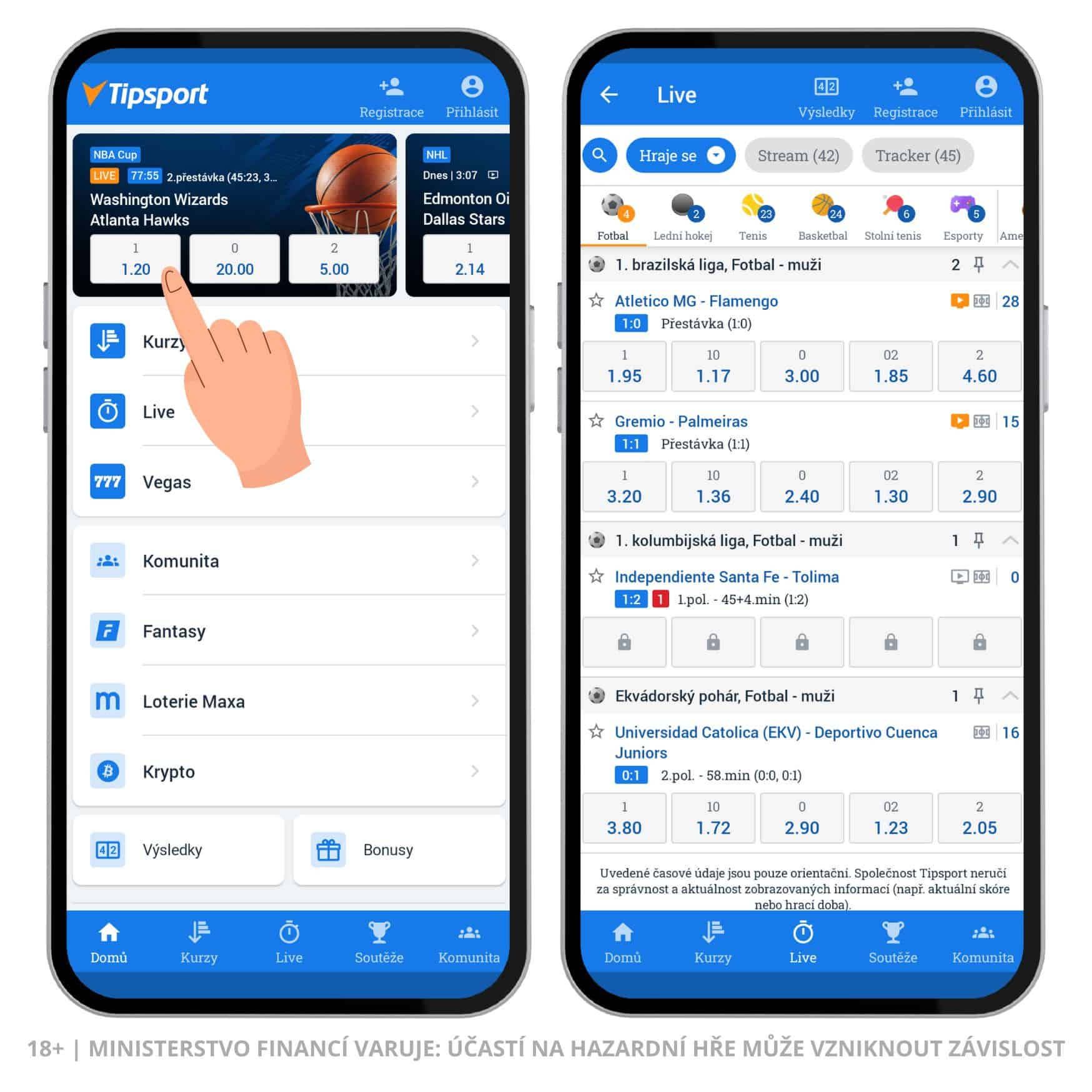Tipsport kurzy – jaká je aktuální Tipsport kurzová nabídka? 5 Tipsport kurzy