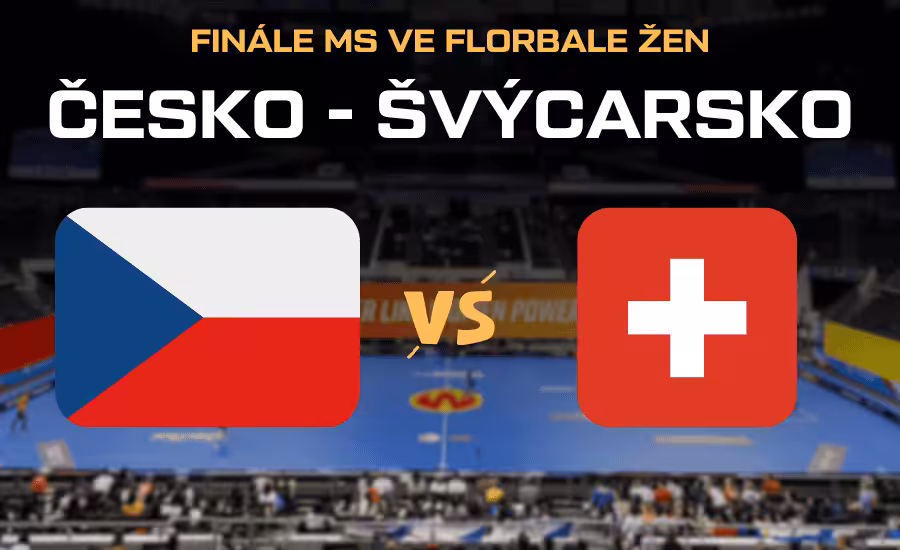 Česko - Švýcarsko Finále MS ve florbale žen