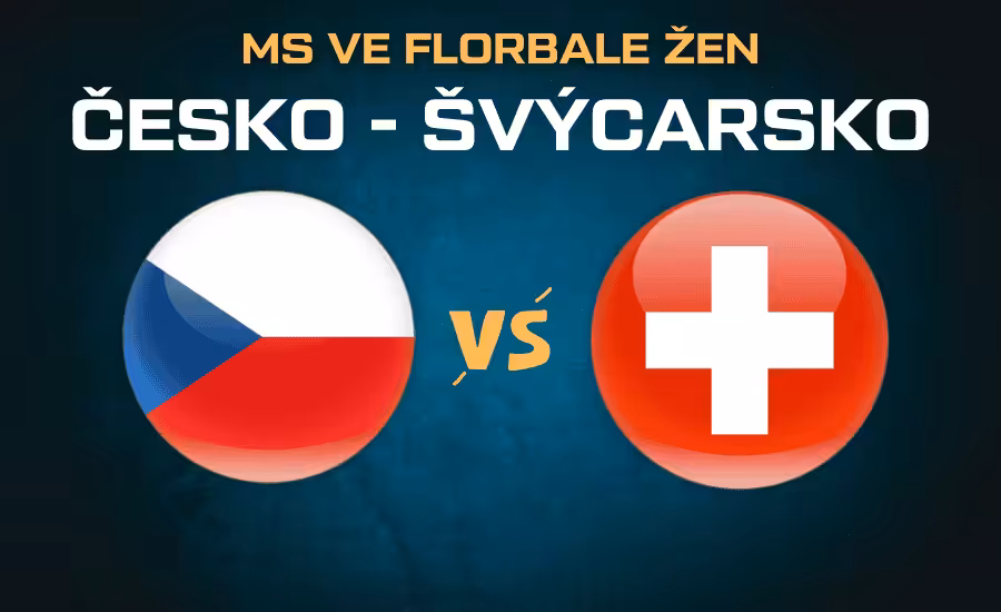 Česko - Švýcarsko MS ve florbale žen 2025