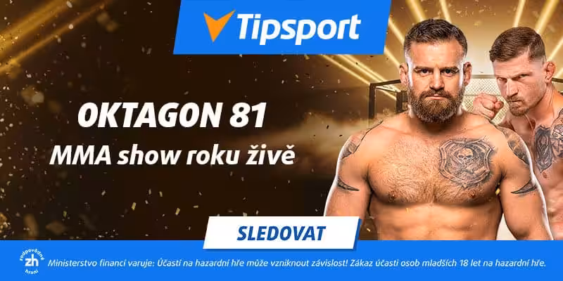 Oktagon 81 Praha |28.12.| – výsledky, karta, program 3 Oktagon 81 live stream na TV Tipsport
