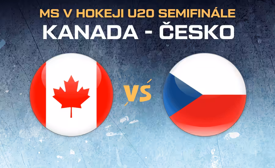 Kanada - Česko MS v hokeji U20 semifinále