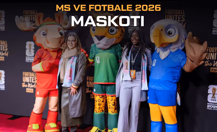 Maskoti na MS ve fotbale 2026