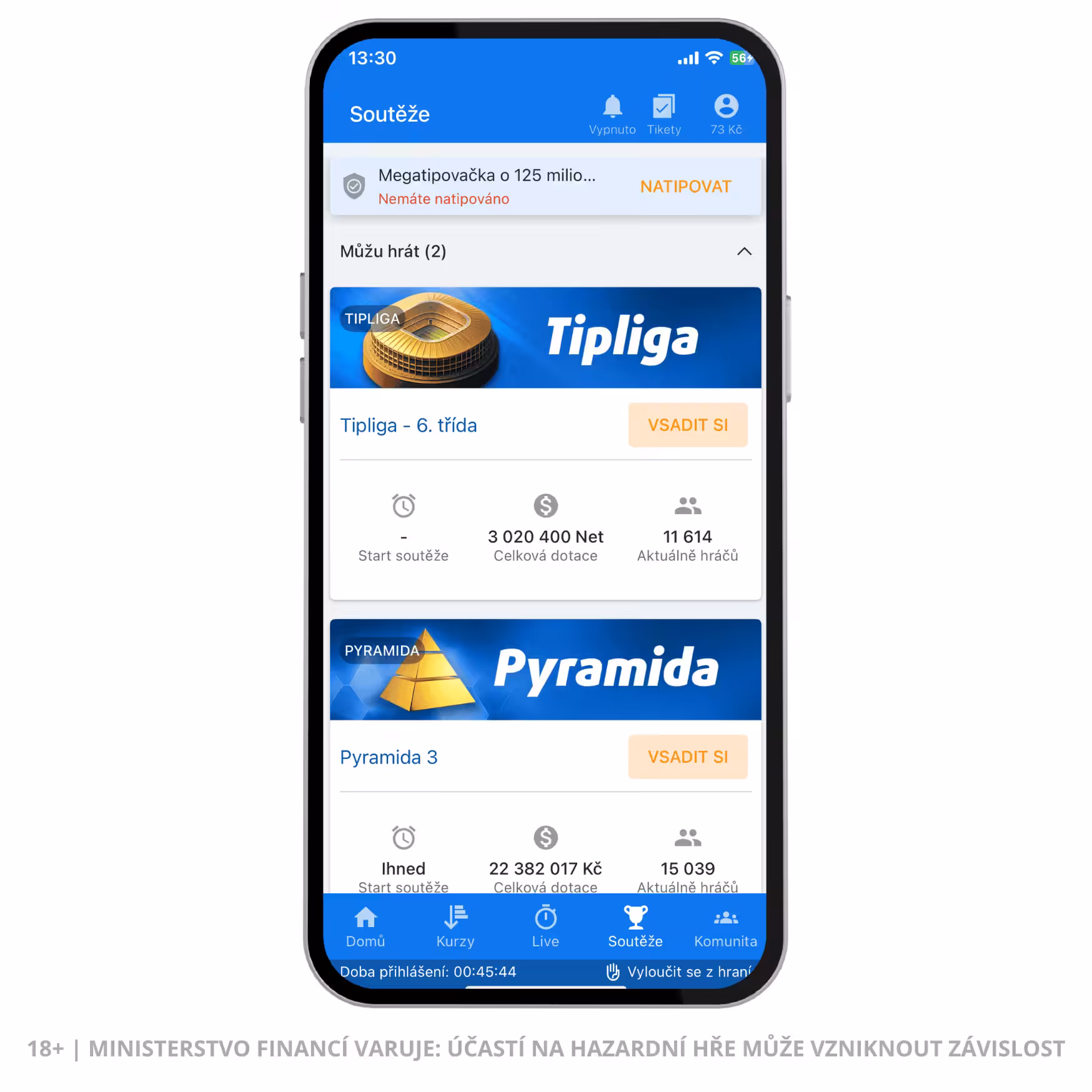 Tipsport mobilní aplikace 4