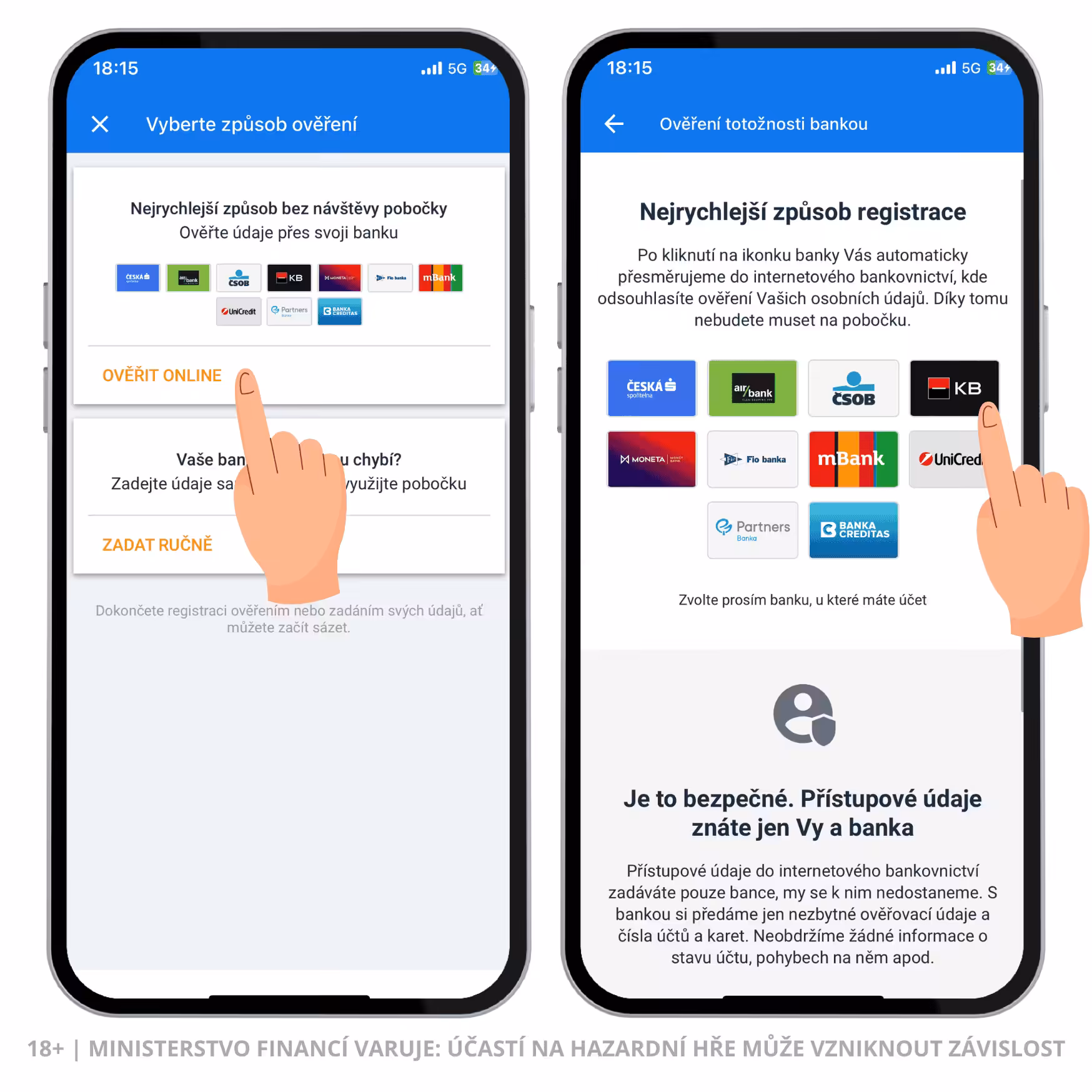 Tipsport registrace a přihlášení 3
