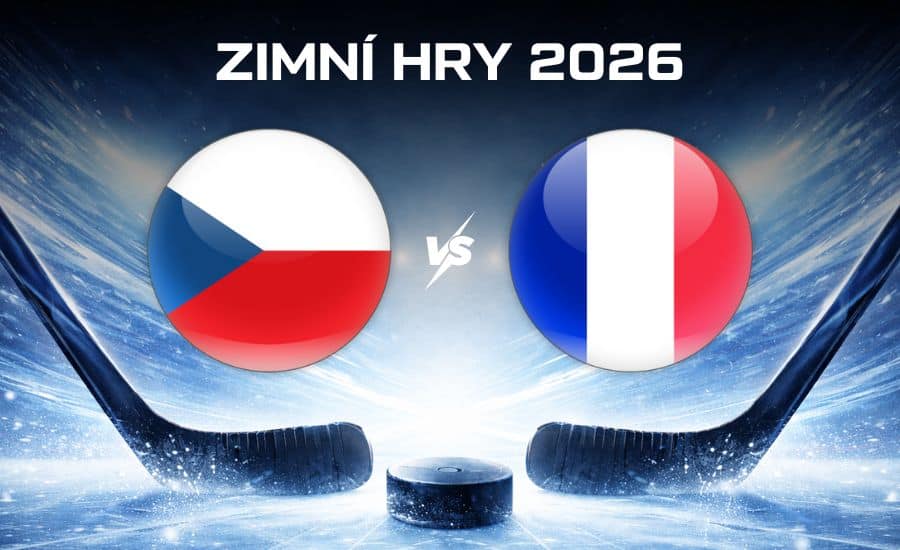 Hokej na ZOH 2026: Česko - Francie 6:3, povinná výhra je doma 1 Česko - Francie hokej zimní hry 2026