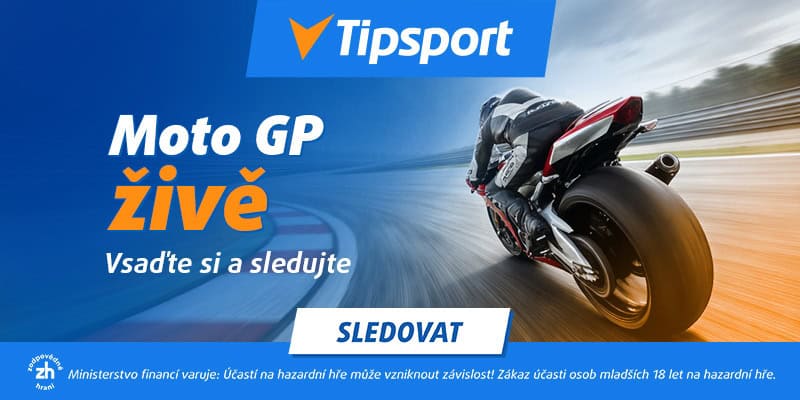 Závody MotoGP live na TV Tipsport