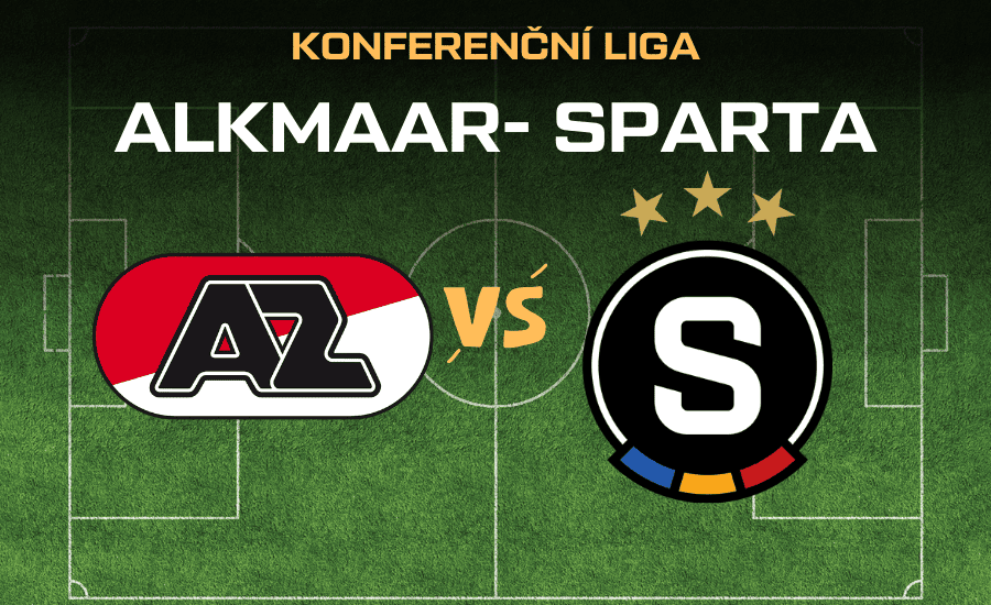 Konferenční liga: Alkmaar - Sparta 2:1, odveta se hraje za týden. Podívejte se na sestřih 1 Alkmaar - Sparta Konferenční liga