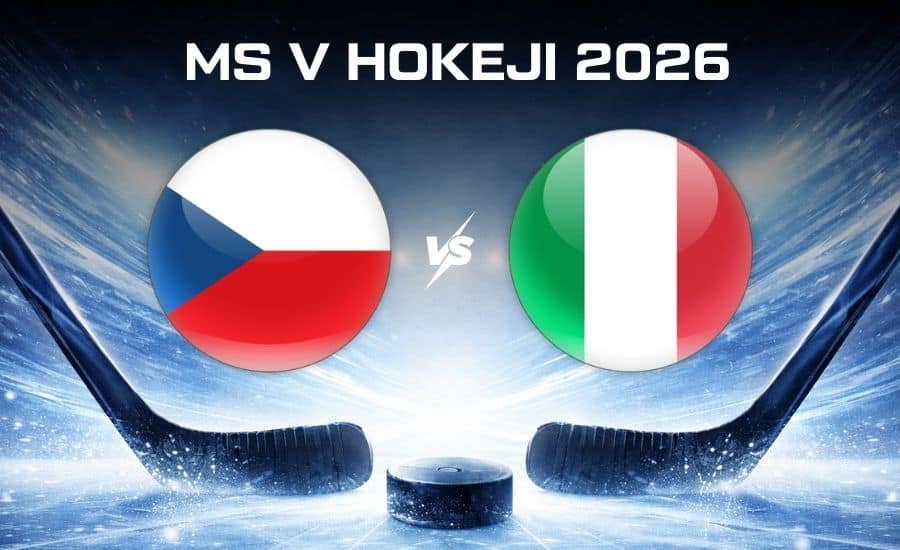 Český tým zdolal Itálii 3:1, podívejte se na sestřih 1 Česko - Itálie MS v hokeji 2026