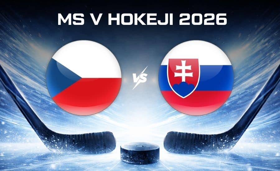Naši na MS v hokeji porazili Slovensko 3:2! Podívejte se na sestřih 1 Česko - Slovensko MS v hokeji 2026