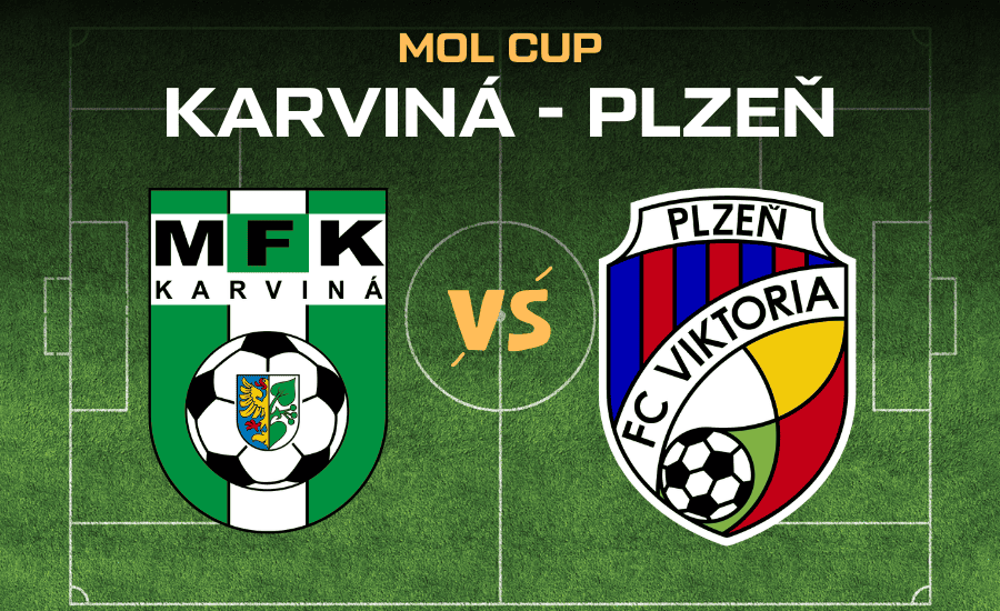 Karviná - Plzeň MOL Cup čtvrtfinále