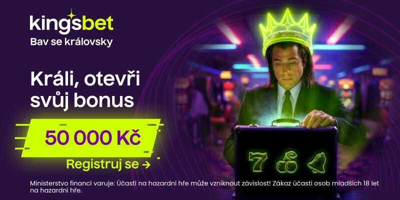 Kingsbet bonus 50 000 Kč pro krále
