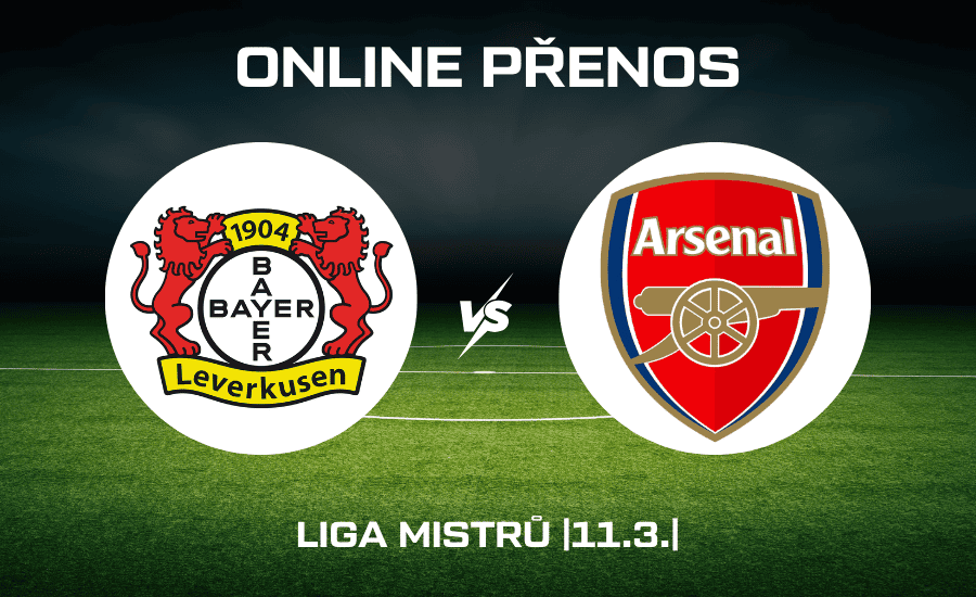 ONLINE přenos: Leverkusen - Arsenal | Liga mistrů (osmifinále) 1 ONLINE přenos: Leverkusen - Arsenal