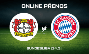ONLINE přenos: Leverkusen - Bayern 14.3.