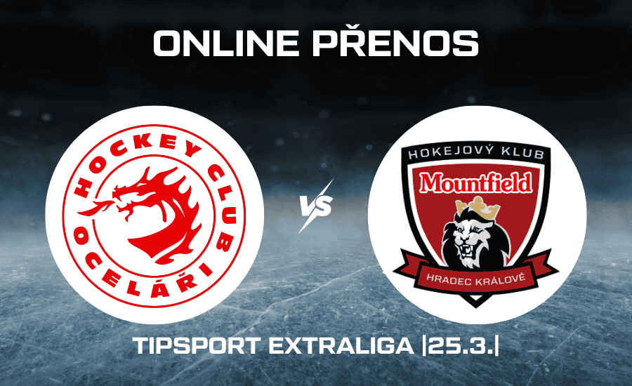 ONLINE přenos: Třinec - Hradec 25. 3.