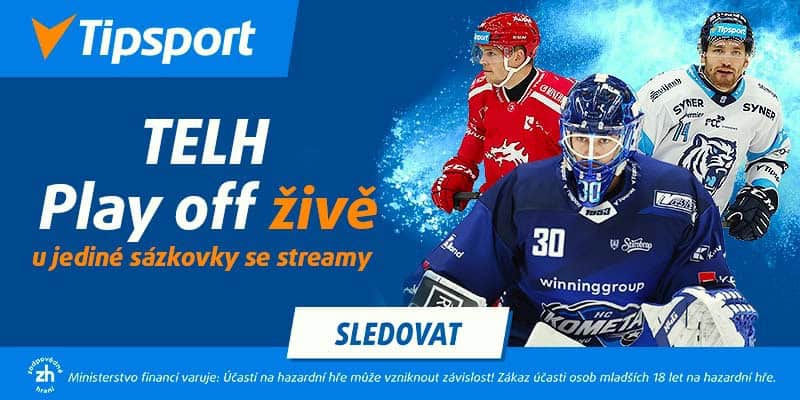 Tipsport Extraliga play-off pavouk 2026 – program, pravidla, live stream zdarma 2 TELH play-off live stream jen na TV Tipsport
