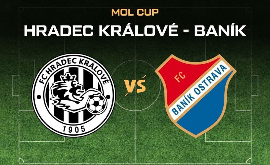 MOL Cup: Baník porazil Hradec na penalty a je v semifinále! Podívejte se na sestřih 1 Hradec Králové - Baník