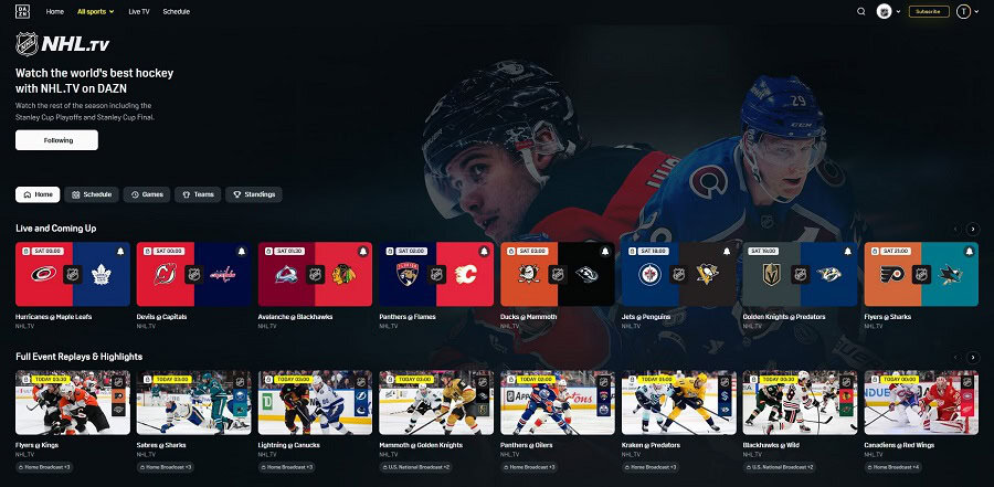 Kde sledovat NHL živě 2026/27: live stream zdarma, TV vysílání a online alternativy 4 NHL live na DAZN