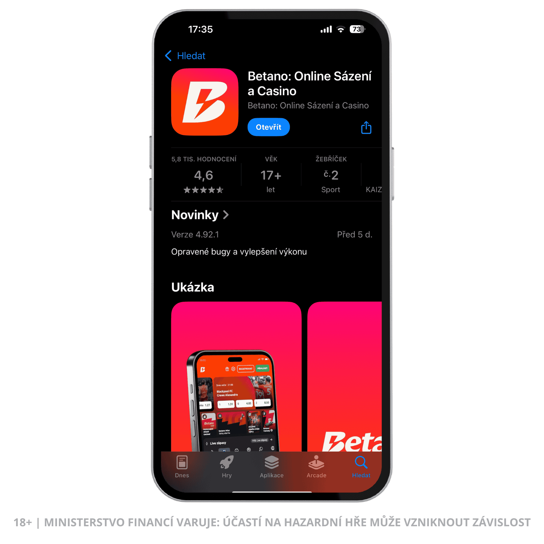 Betano aplikace – funkce, možnosti, jak a kde stáhnout, hodnocení a recenze 3 Betano aplikace app store