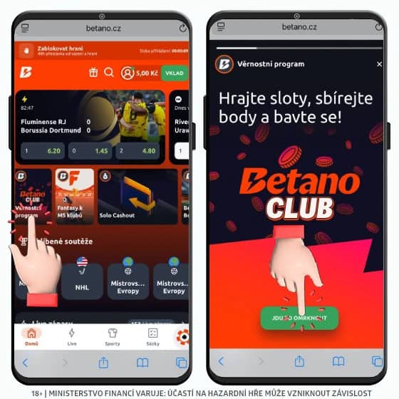 Betano věrnostní program – přehled výhod, registrace a odměny 3 Betano věrnostní program - registrace