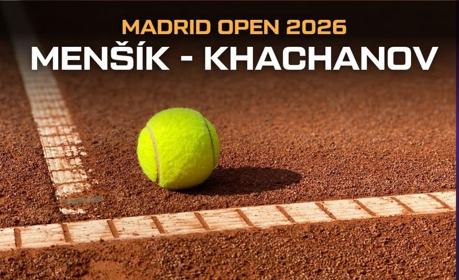 ONLINE přenos: Menšík - Khachanov |27.4.| šestnáctfinále Madrid Open 2026 1 ONLINE přenos: Menšík - Khachanov Madrid Open 27. duben