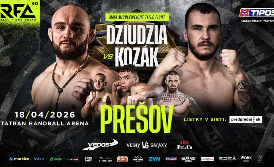 RFA 30 Prešov – program, zápasy, výsledky a kde sledovat živě