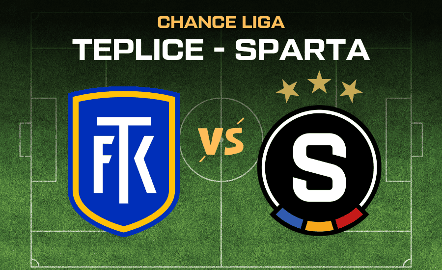 Teplice doma podlehly Spartě 0:1, podívejte se na sestřih 1 Teplice - Sparta Chance Liga 12.4.