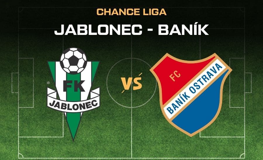 Jablonec - Baník Ostrava 4:1, trápení hostů pokračuje 1 Jablonec - Baník