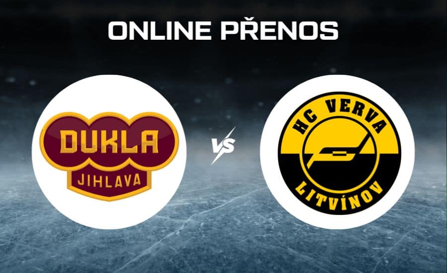 ONLINE přenos: Jihlava - Litvínov