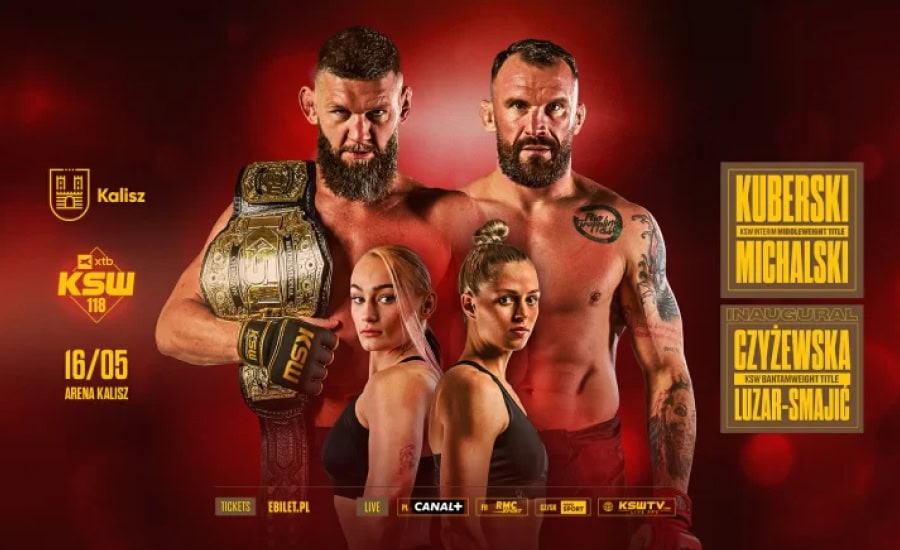 KSW 118 Kalisz: výsledky, program a live stream zdarma s Čechy Krtem a Machmudovem 1 KSW 118 Kalisz: program, výsledky a live stream zdarma s Čechy Krtem a Machmudovem