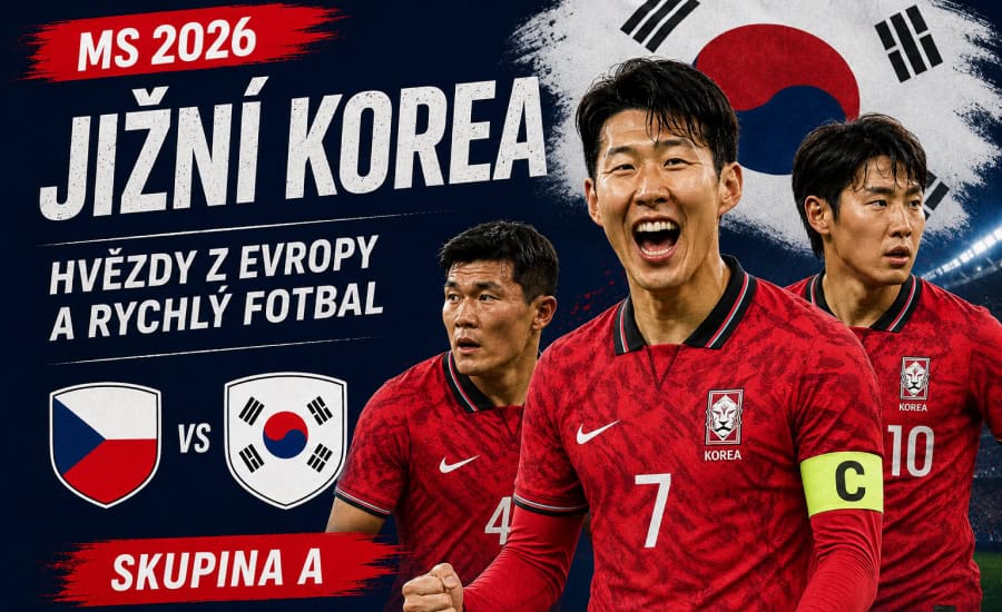 Představení týmu - Jižní Korea na MS ve fotbale 2026