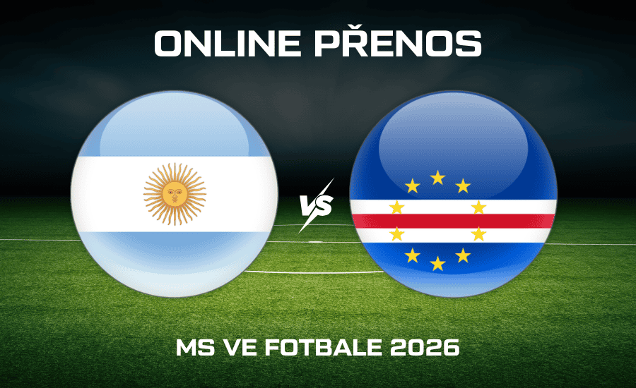 ONLINE přenos: Argentina - Kapverdy MS 2026