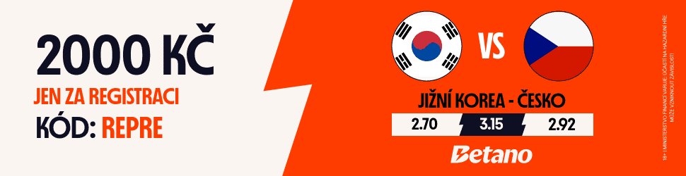 SESTŘIH: Jižní Korea - Česko 2:1 |12.6.| MS ve fotbale 2026 (skupina A) 2 Bonus 2000 Kč k zápasu Jižní Korea - Česko od Betana