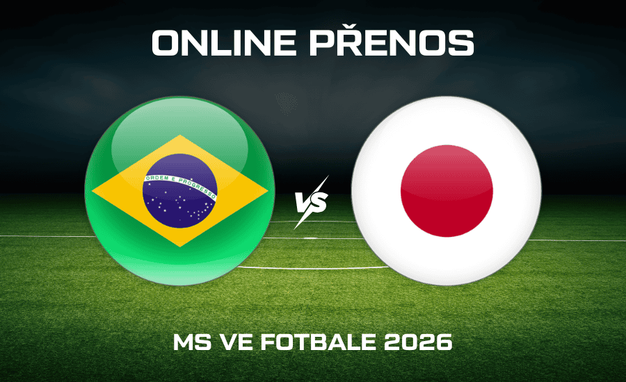 Brazílie - Japonsko ONLINE MS ve fotbale 2026 30.6.