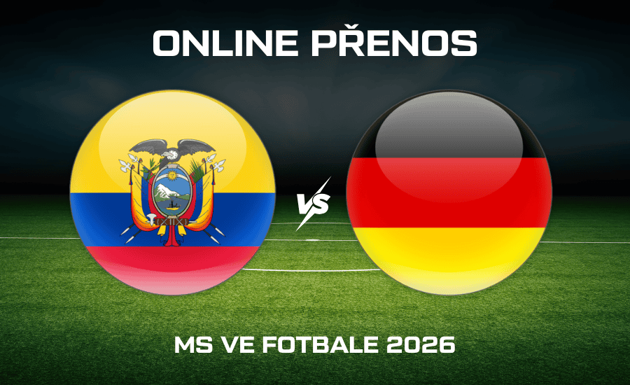 ONLINE přenos: Ekvádor - Německo MS 2026