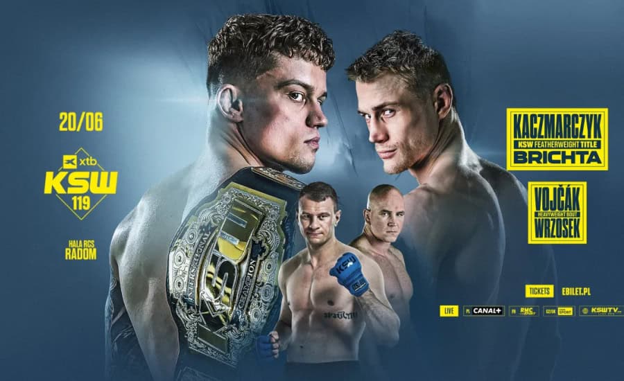 KSW 119 Radom: výsledky, program a české naděje s Brichtou v čele 1 KSW 119 Radom: program, live stream zdarma a české naděje s Brichtou v čele