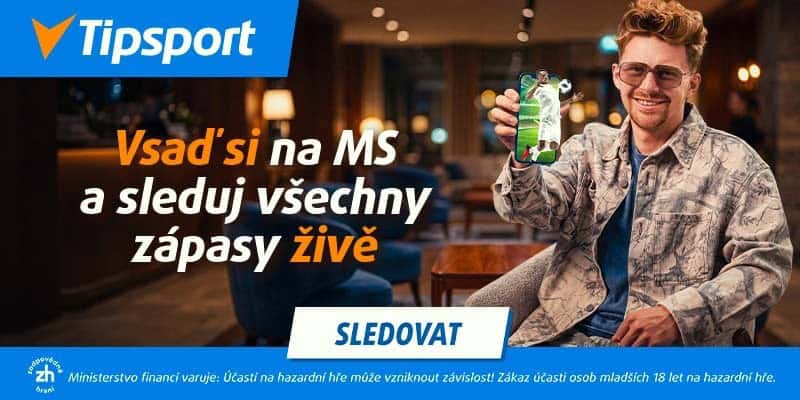 ONLINE přenos: Mexiko - JAR |11.6.| MS ve fotbale 2026 3 Live streamy na MS ve fotbale zdarma u Tipsportu