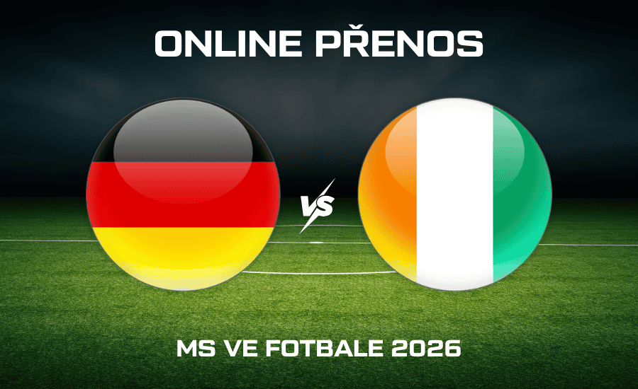 Německo - Pobřeží slonoviny ONLINE (20.6.) MS ve fotbale 2026